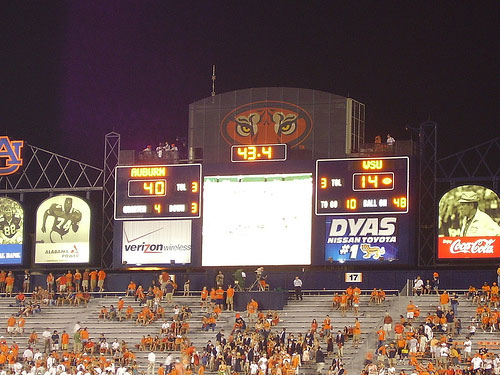  Auburn Football Scoreboard 