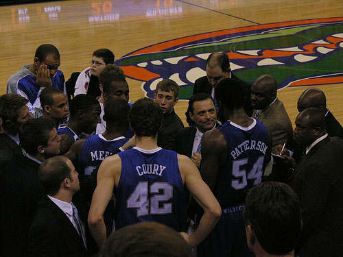 Kentucky basketball coach Billy Gillispie