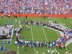 florida gators fans celebrate