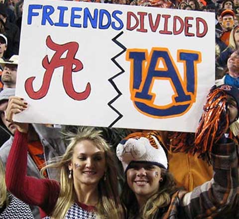 Alabama vs Auburn