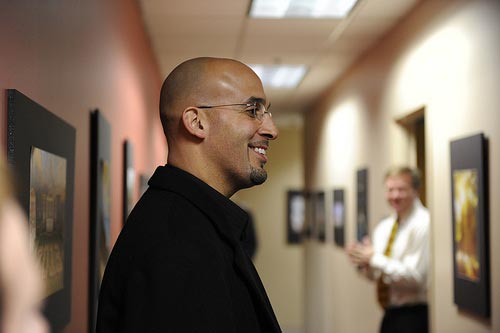 Coach Franklin on campus