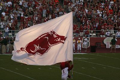 Arkansas Razorback Flag