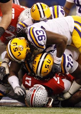 LSU Defense Crushes Ohio State QB Todd Boeckmann