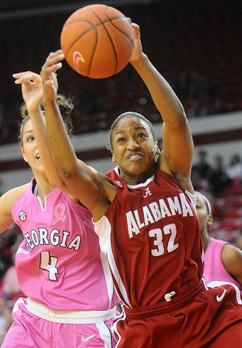 Alabama's Tamara Williams