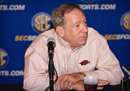 Arkansas' coach Tom Collen.