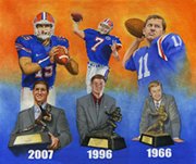 Florida Heisman winners painting